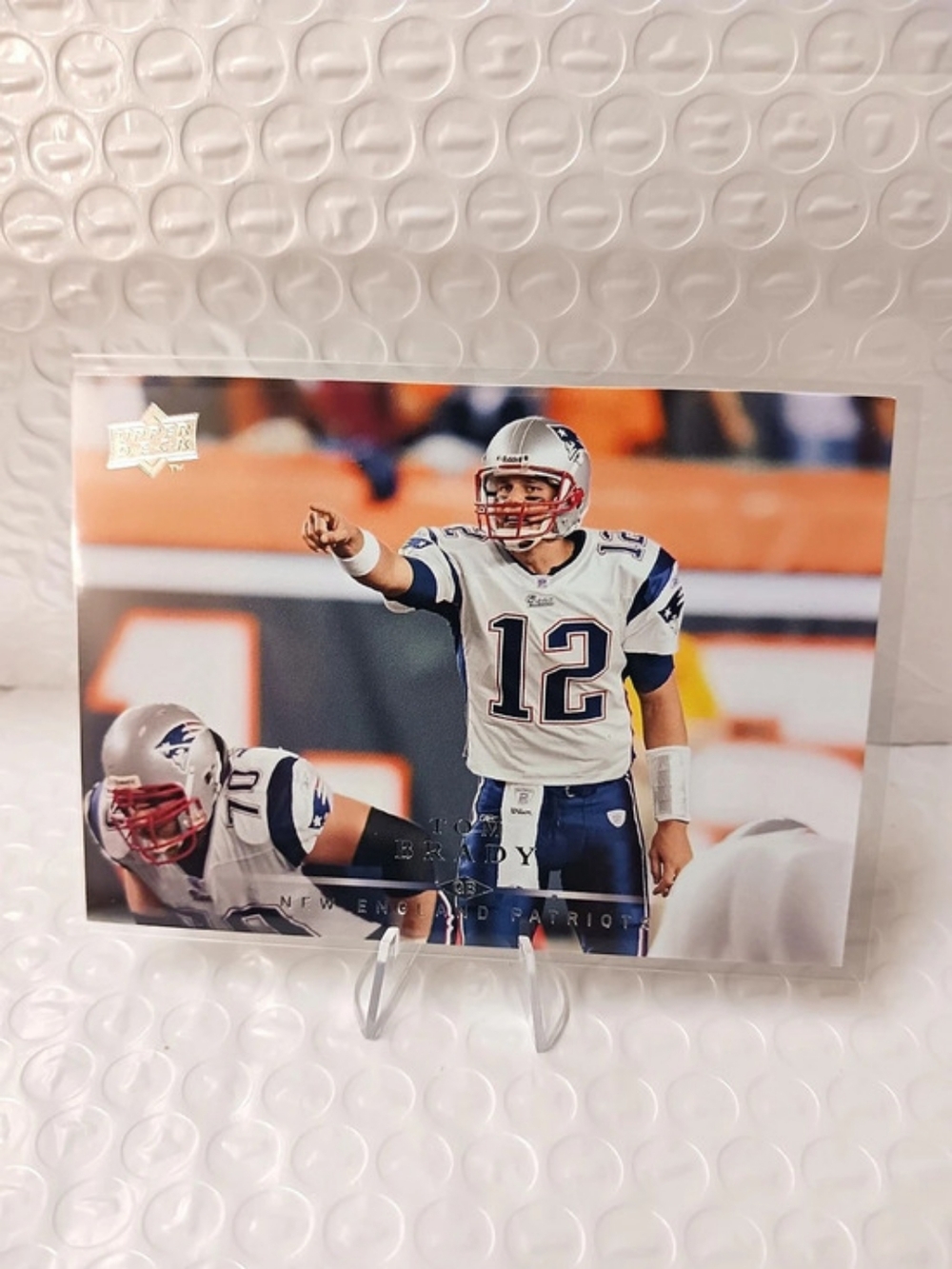 Topps Tom Brady 2007 season card #112 Football Print Like New